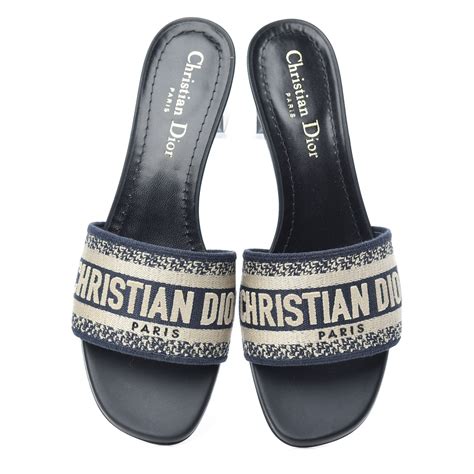 dior dway sandals blue|christian dior sliders women.